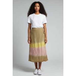 Raquel Allegra Wrap Skirt in Tye Dye NWT Size 3/XL